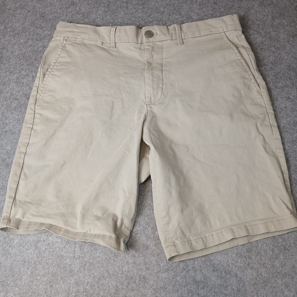 Gap Chino Shorts Mens 32 Beige 10 Inch Vintage Moonstone 840090-13